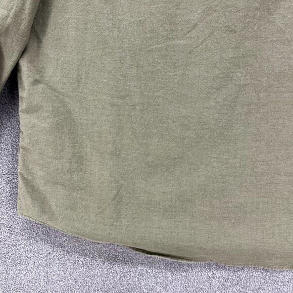 Express Shirt Mens Large Green Button Down Long‎ Sleeve pocket cotton - Picture 16 of 16